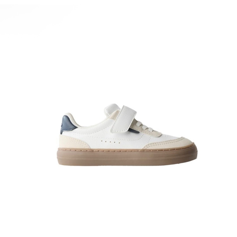 NWT Zara Barefoot Sneakers Velcro Strap Closure 10.5